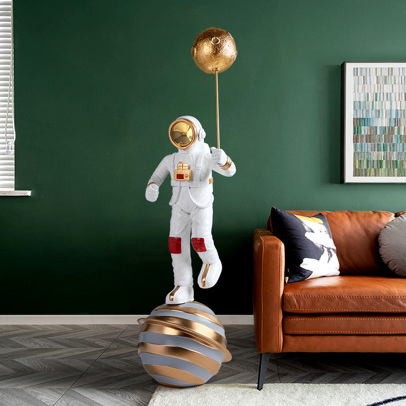 Astronaut Sculpture interior Room Decor, Creative Large Floor Decoration For Astronaut Living Room
