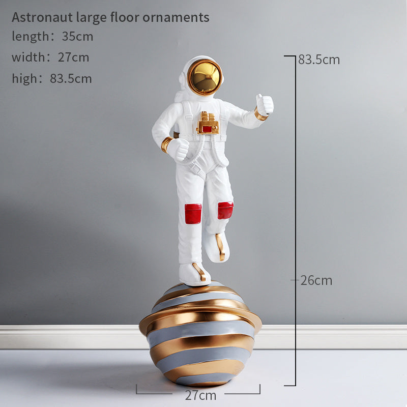 Astronaut Sculpture interior Room Decor, Creative Large Floor Decoration For Astronaut Living Room