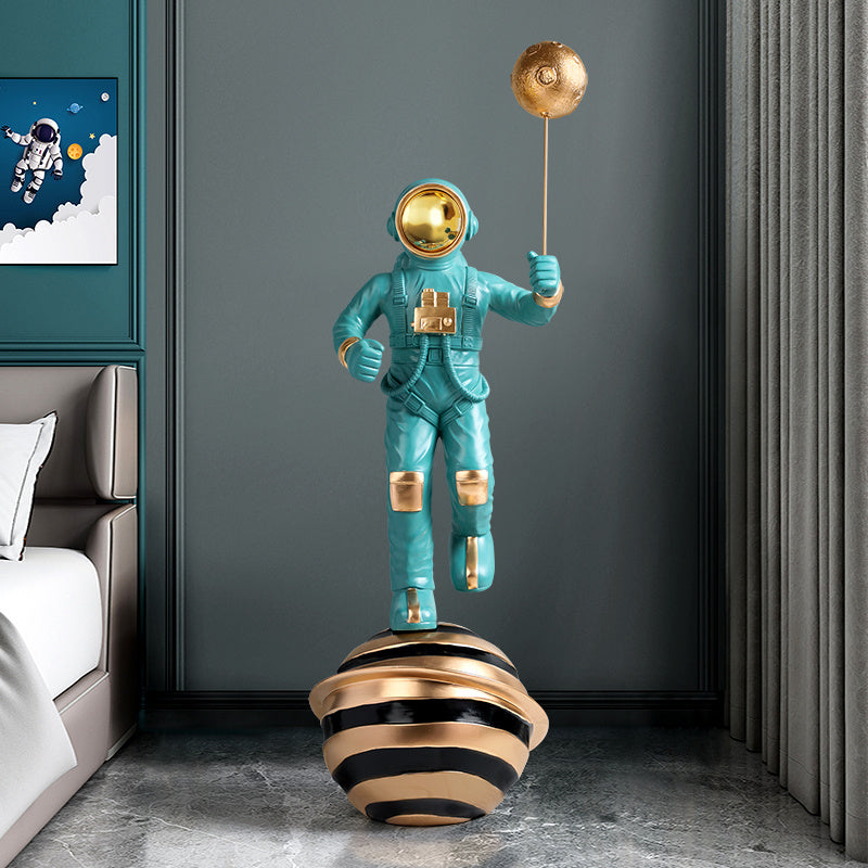 Astronaut Sculpture interior Room Decor, Creative Large Floor Decoration For Astronaut Living Room