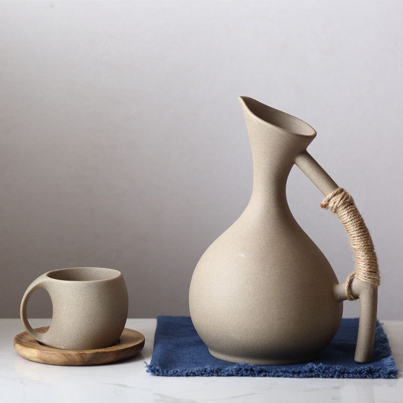 Healthy Pottery Cold Kettle Set, Pottery Teapot