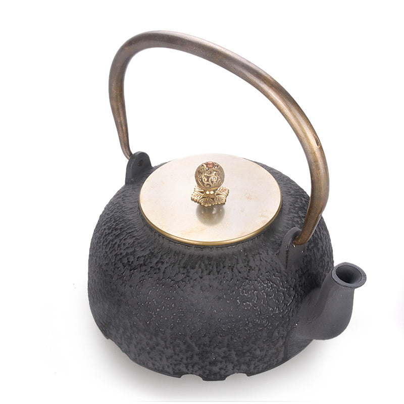 Handmade Iron teapot Home decoration 1.2L