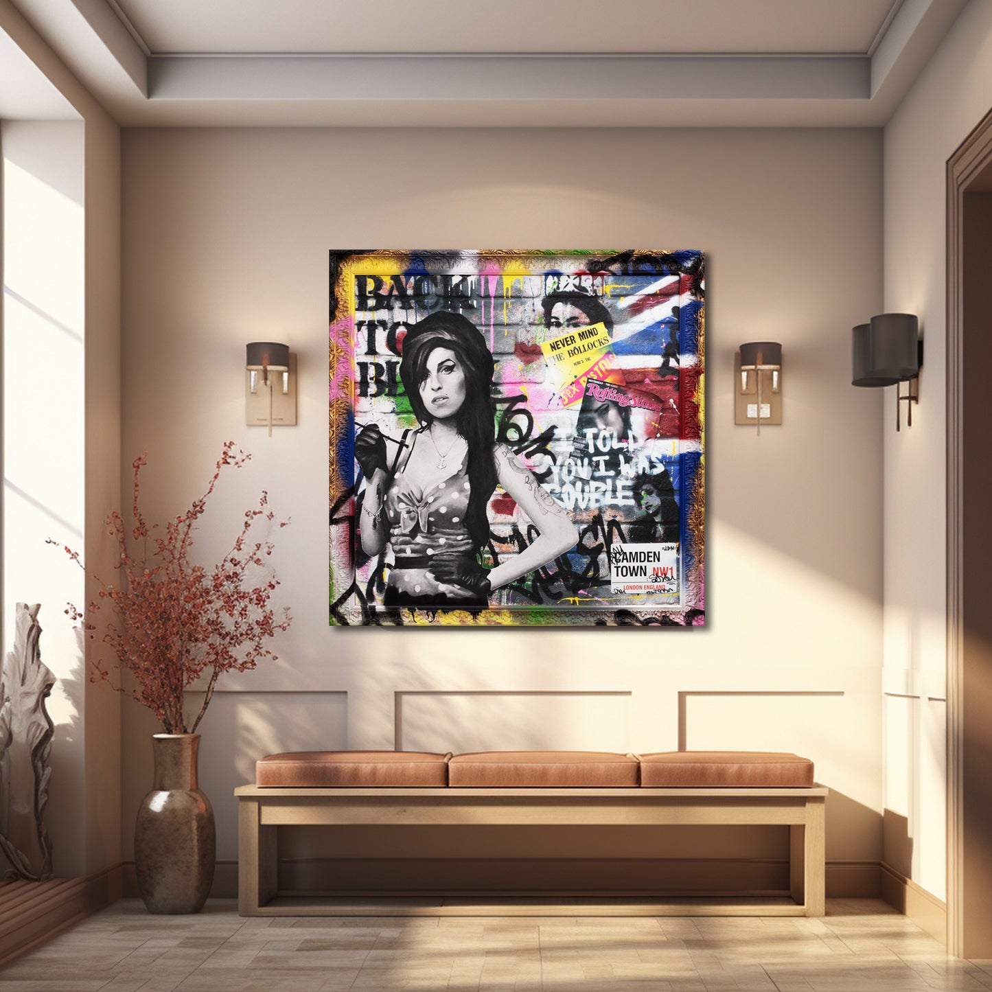 Amy Winehouse - I Told You I Was Trouble Pop Art Canvas Art -308