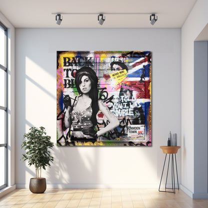 Amy Winehouse - I Told You I Was Trouble Pop Art Canvas Art -308