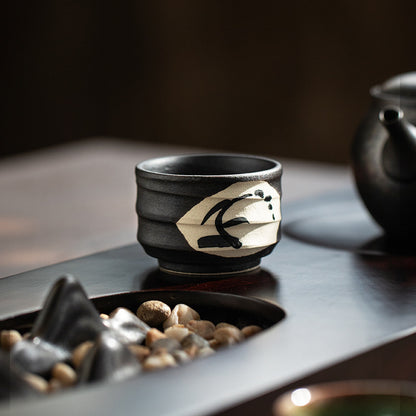 Japanese Vintage Hand Made Ceramic Cup To Taste Sake Set of 5