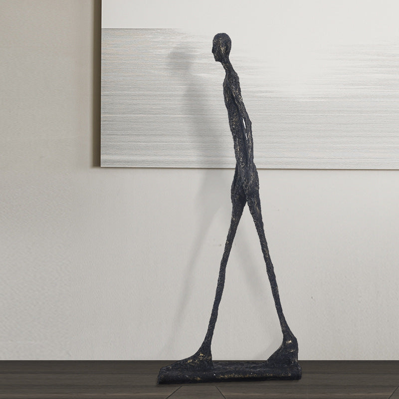 Long Legged Man Living Room Figure Sculpture Art Floor Decoration