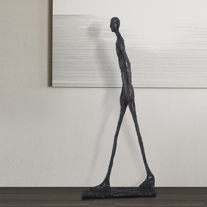 Long Legged Man Living Room Figure Sculpture Art Floor Decoration