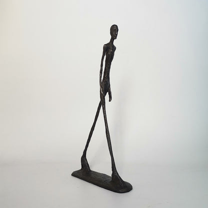 Long Legs Man Minimalist Bronze Sculpture Light Luxury Furnishings Hotel Living Room Decoration