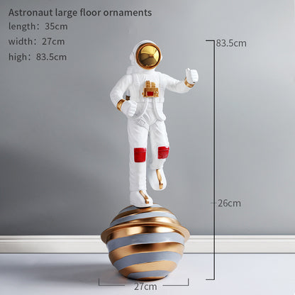 Astronaut  Sculpture interior Room Decor, Creative Large Floor Decoration For Astronaut Living Room