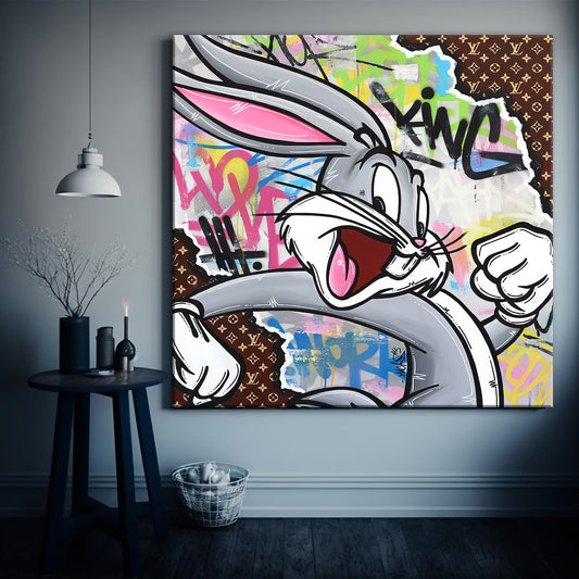 King Bugs Pop Art Canvas Print, Luxury Painting Fashion Prints - 114