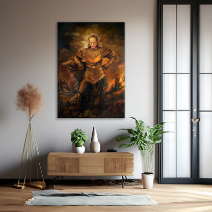 Vigo the Cruel from Ghostbusters II Painting Replica Canvas, Vigo The Carpathian Canvas Wall Art, Pop Culture Wall Art, Canvas Ready to hang