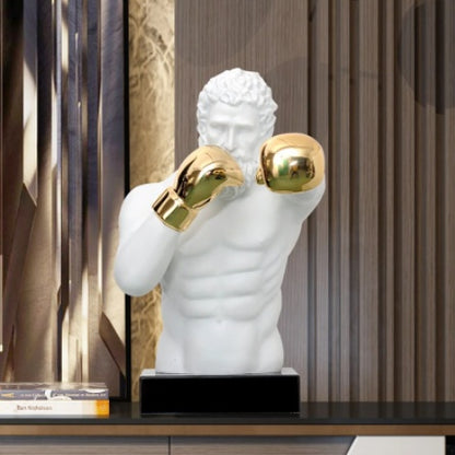 Abstract Art Boxer David Figure Sculpture Ornaments Living Room Home Decorations