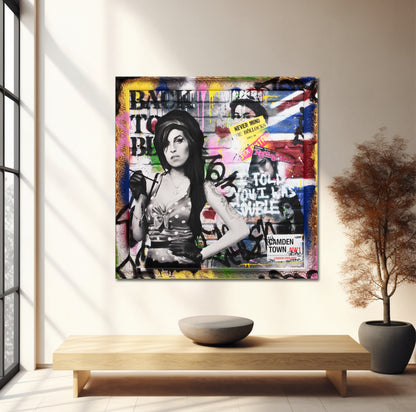 Amy Winehouse - I Told You I Was Trouble Pop Art Canvas Art -308