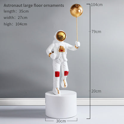 Astronaut  Sculpture interior Room Decor, Creative Large Floor Decoration For Astronaut Living Room