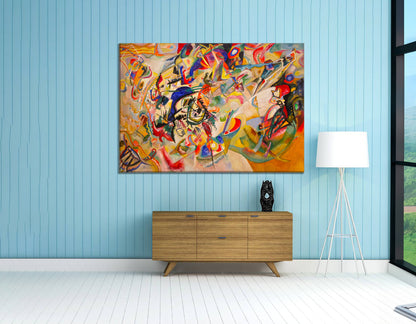 Wassily Kandinsky Composition VII Canvas Wall Art Reproduction, Abstract Wall Decor - PPL19