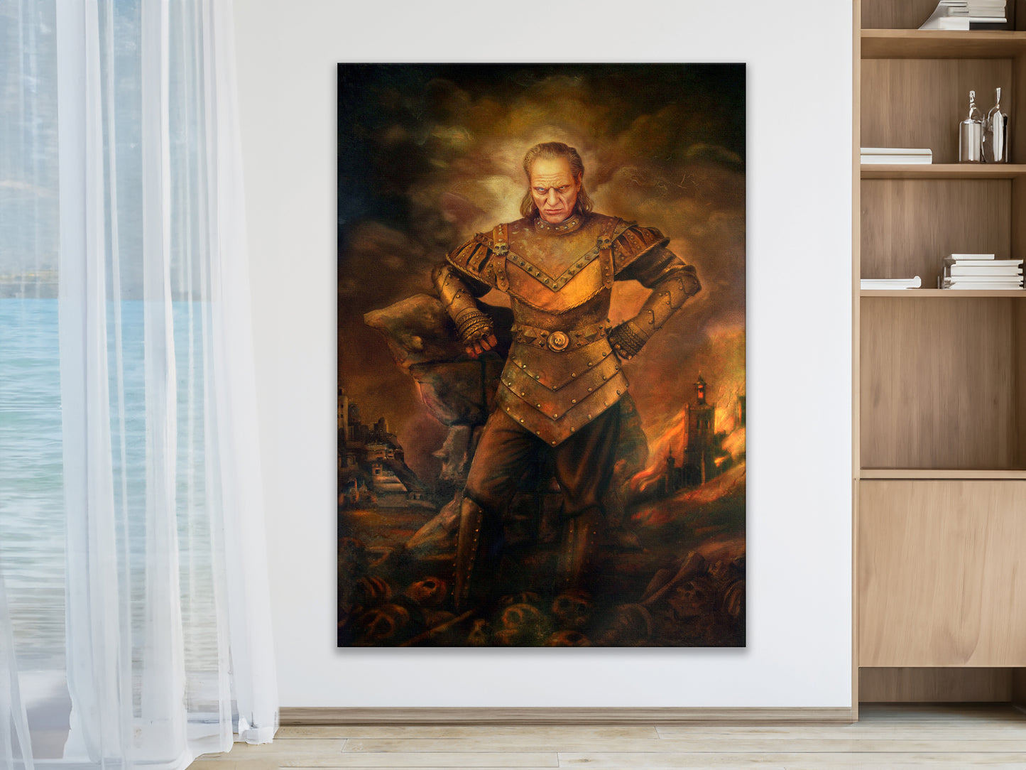 Vigo the Cruel from Ghostbusters II Painting Replica Canvas, Vigo The Carpathian Canvas Wall Art, Pop Culture Wall Art, Canvas Ready to hang