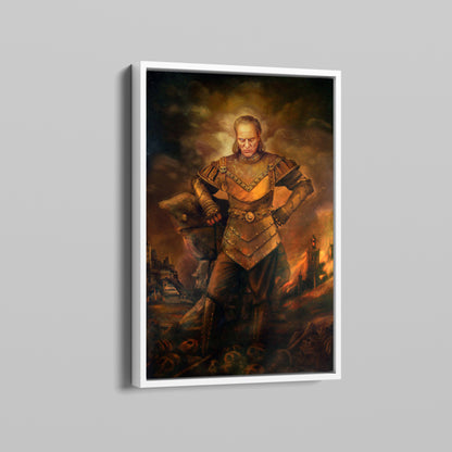 Vigo the Cruel from Ghostbusters II Painting Replica Canvas, Vigo The Carpathian Canvas Wall Art, Pop Culture Wall Art, Canvas Ready to hang