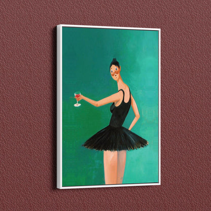 Kanye West Canvas Wall Art - Runaway Beautiful Dark Twisted Fantasy Ballerina Fine Art - PPL9