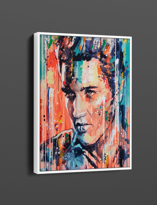 Elvis Presley Oil Painting Pop Art Canvas Print - Elvis Presley Pop Art Graffiti Wall Art, Pop Art Graffiti Home Decor, Pop Art Room Decor - 20