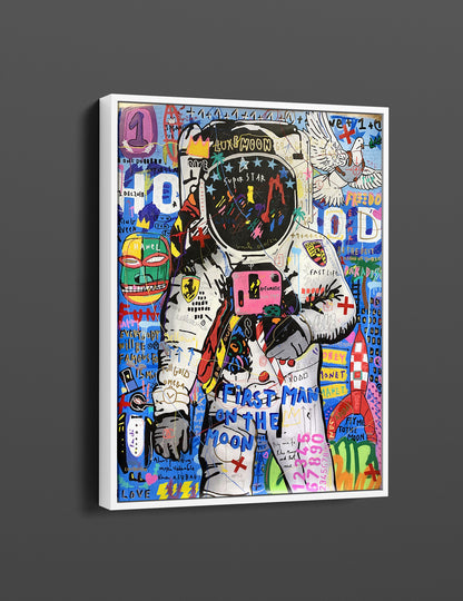 Banksy Astronaut Pop Art Canvas Wall art