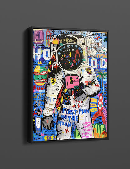 Banksy Astronaut Pop Art Canvas Wall art