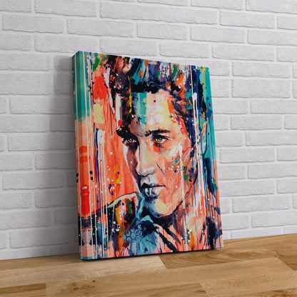 Elvis Presley Oil Painting Pop Art Canvas Print - Elvis Presley Pop Art Graffiti Wall Art, Pop Art Graffiti Home Decor, Pop Art Room Decor - 20