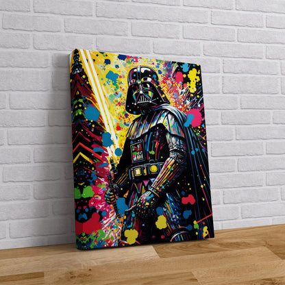 Darth Vader Painting Pop Art Canvas Wall Art, Darth Vader Oil Paint Printing, Darth Vader Art, Starwars Graffiti, Graffiti Wall Art - 17