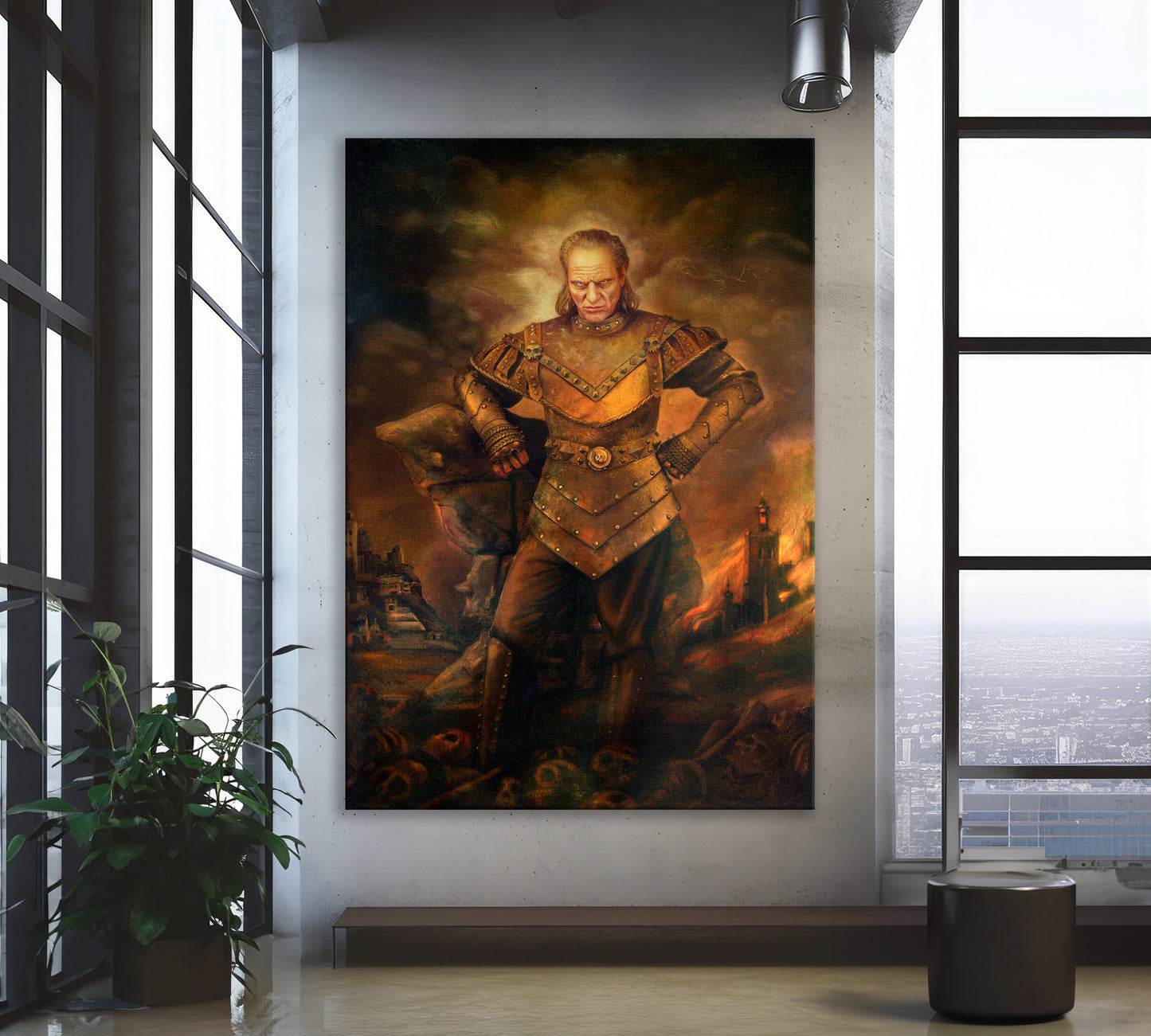 Vigo the Cruel from Ghostbusters II Painting Replica Canvas, Vigo The Carpathian Canvas Wall Art, Pop Culture Wall Art, Canvas Ready to hang