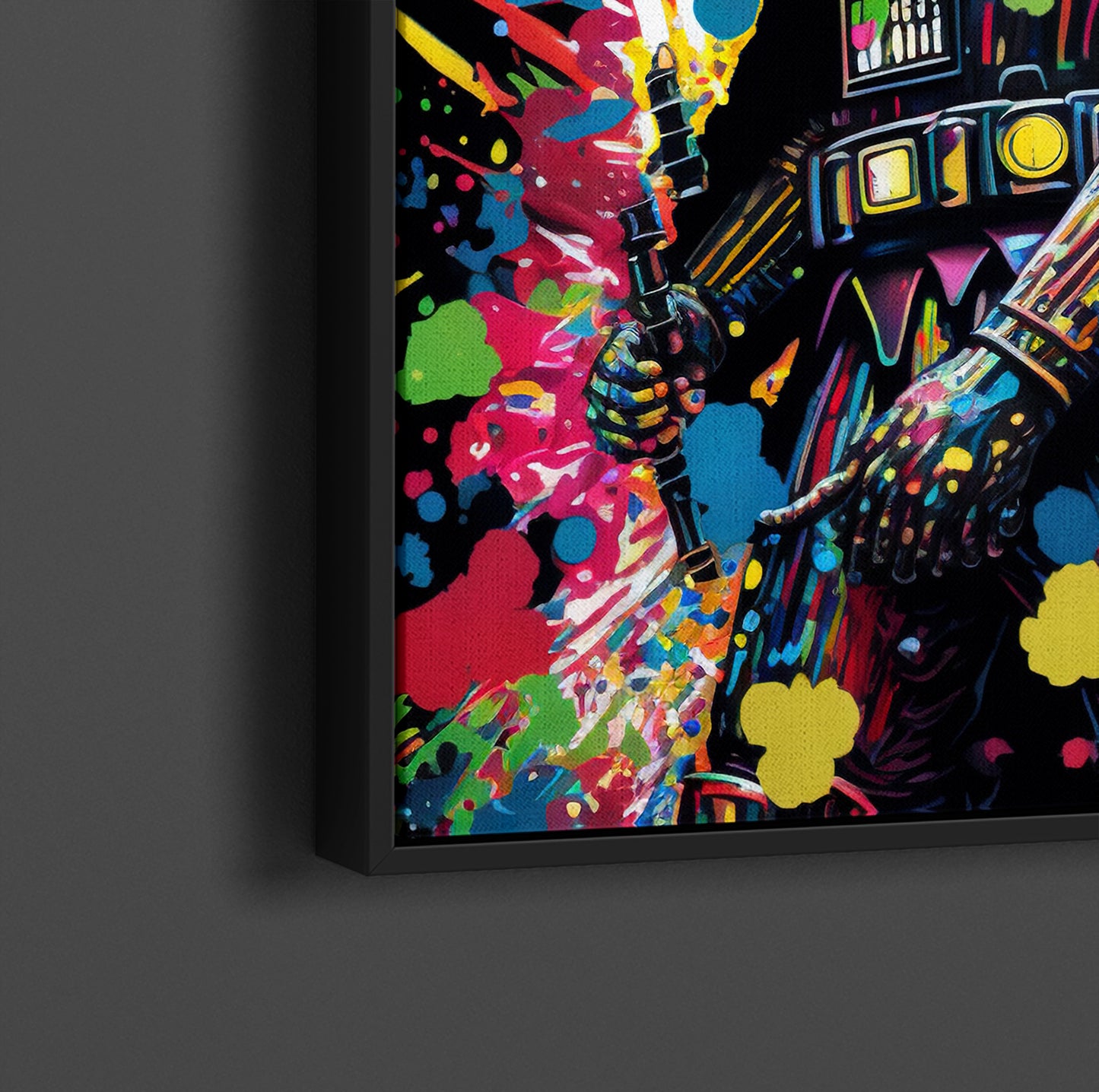 Darth Vader Painting Pop Art Canvas Wall Art, Darth Vader Oil Paint Printing, Darth Vader Art, Starwars Graffiti, Graffiti Wall Art - 17