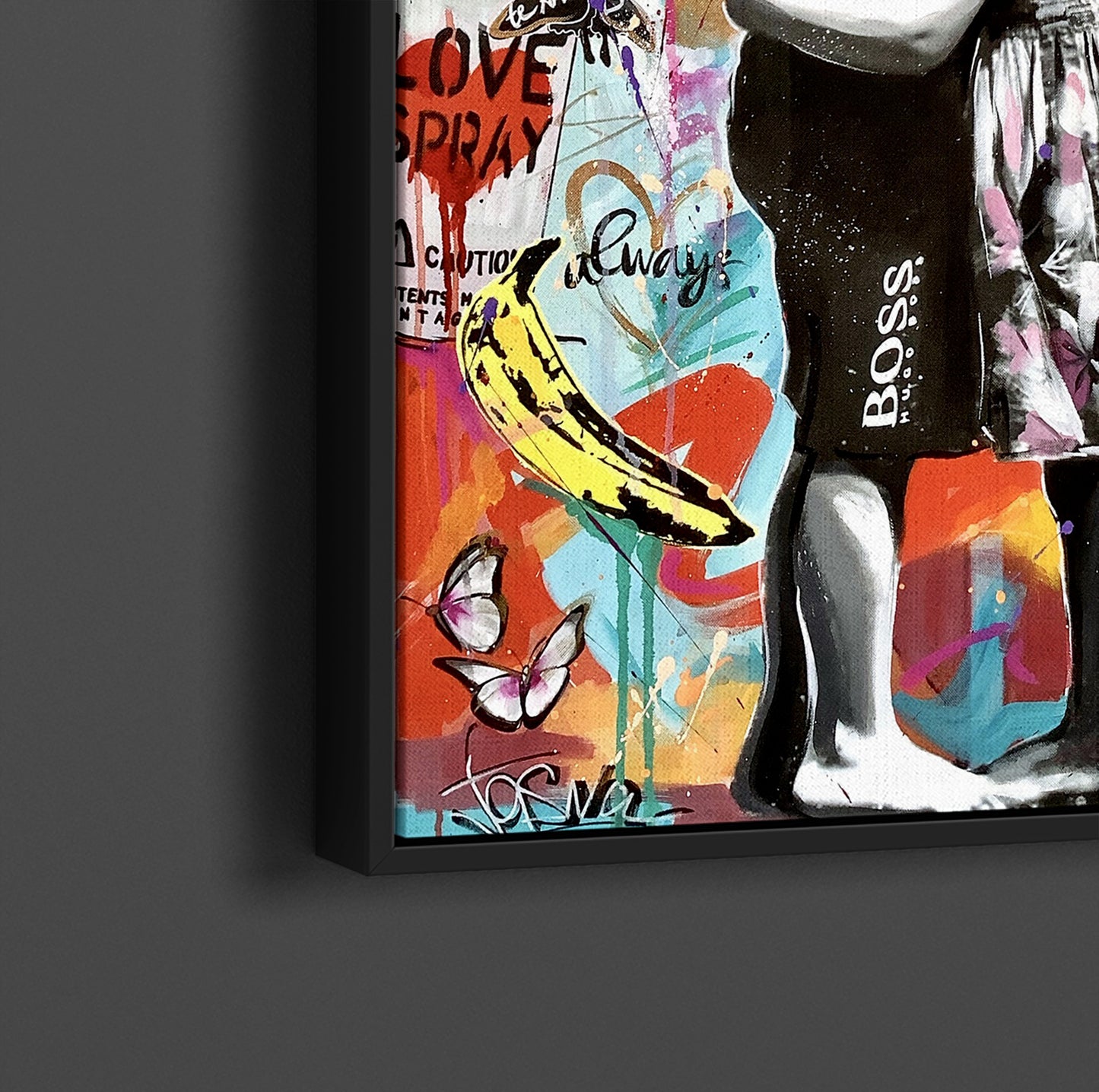 Banksy I Will Love You Forever Banksy Inspired Artwork Graffiti Wall Art Street Art Canvas Pop Art Wall Art - 49
