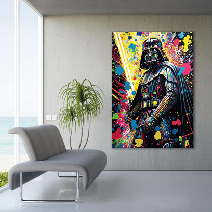 Darth Vader Painting Pop Art Canvas Wall Art, Darth Vader Oil Paint Printing, Darth Vader Art, Starwars Graffiti, Graffiti Wall Art - 17