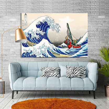 The Great Wave Zelda, The Legend of Zelda Windwaker, Kanagawa - PPL-56