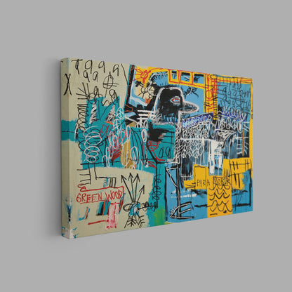 Basquiat Bird Wall Art Print, The Strokes Album Cover, Jean Basquiat Canvas Print - 185