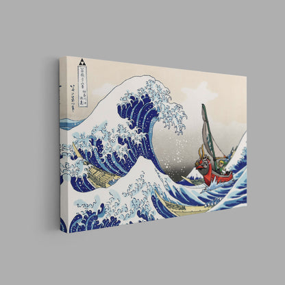 The Great Wave Zelda, The Legend of Zelda Windwaker, Kanagawa - PPL-56