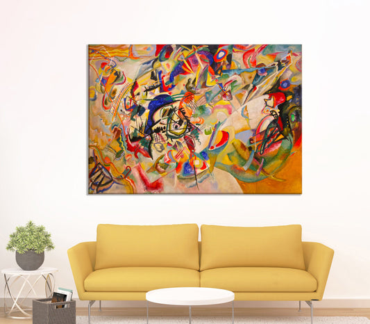 Wassily Kandinsky Composition VII Canvas Wall Art Reproduction, Abstract Wall Decor - PPL19