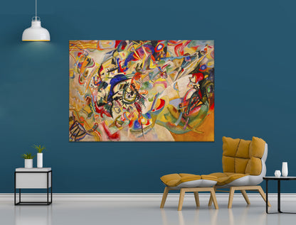 Wassily Kandinsky Composition VII Canvas Wall Art Reproduction, Abstract Wall Decor - PPL19