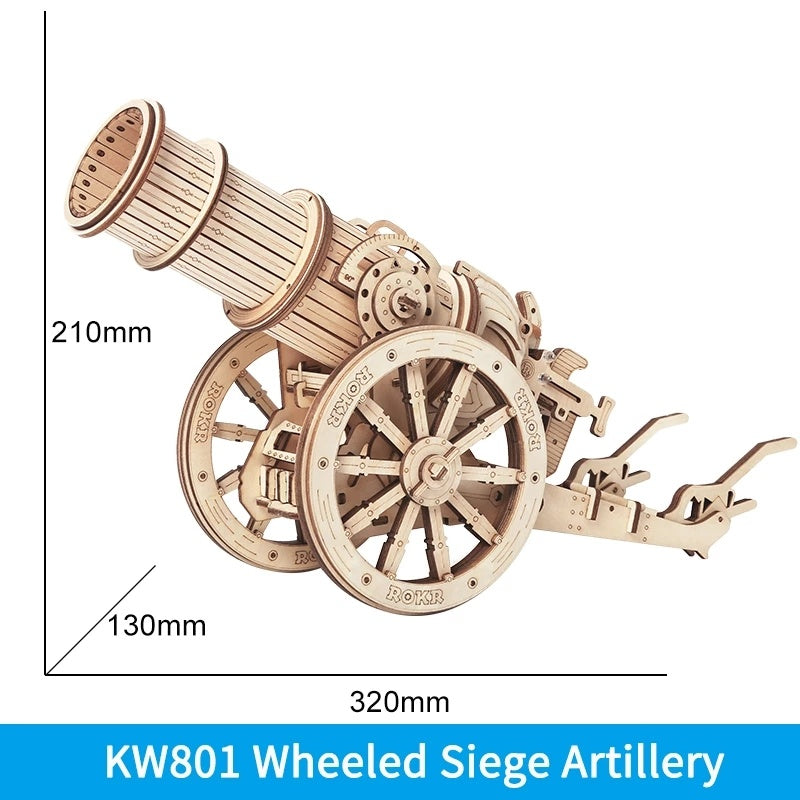 Siege Heavy Ballista 3D Wooden Puzzle War Game Assembly Toys Gifts for Children Boys Kids KW401