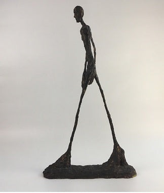 Long Legs Man Minimalist Bronze Sculpture Light Luxury Furnishings Hotel Living Room Decoration