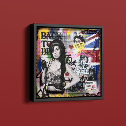 Amy Winehouse - I Told You I Was Trouble Pop Art Canvas Art -308