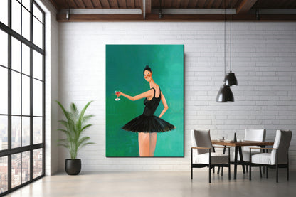 Kanye West Canvas Wall Art - Runaway Beautiful Dark Twisted Fantasy Ballerina Fine Art - PPL9