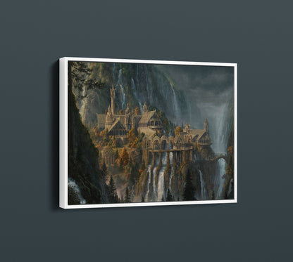 Rivendel Canvas Wall Art, Fantasy Movie Canvas, Fantasy Wall Art - PPL127