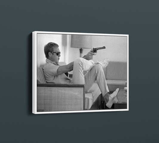 Steve McQueen Canvas Wall Art, Steve McQueen Print - PPL-96