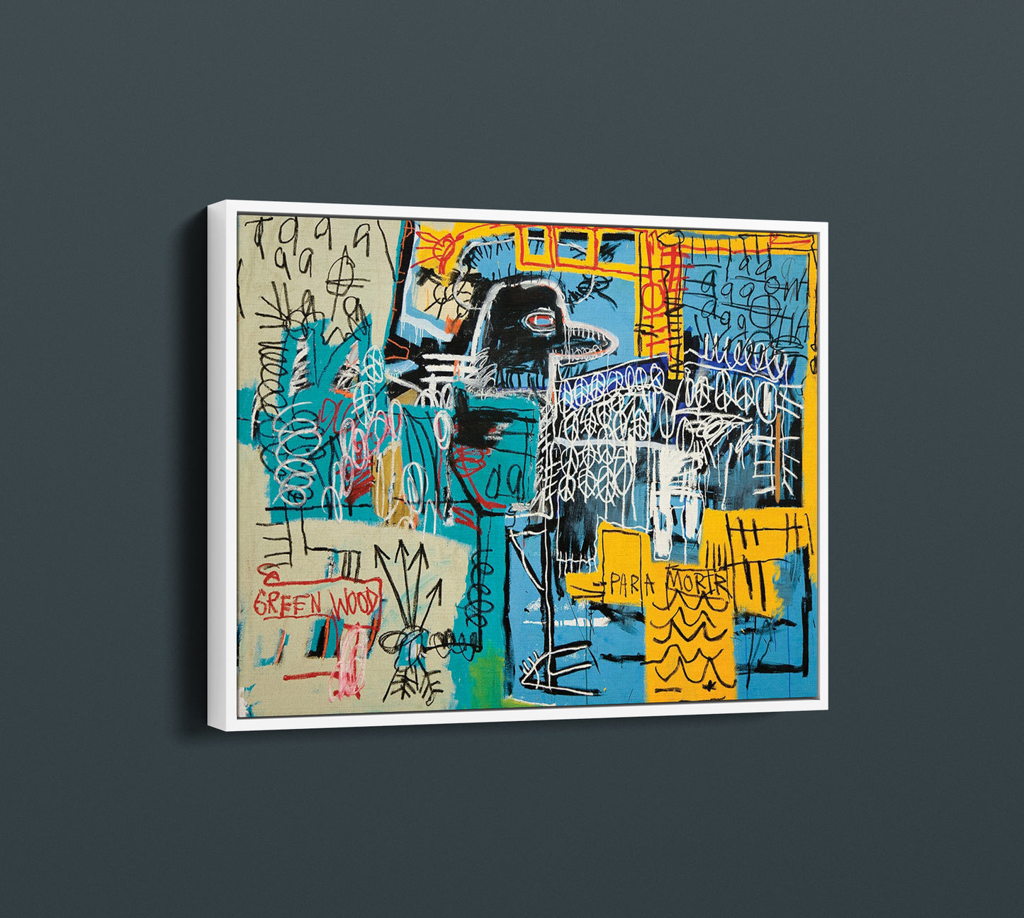 Basquiat Bird Wall Art Print, The Strokes Album Cover, Jean Basquiat Canvas Print - 185