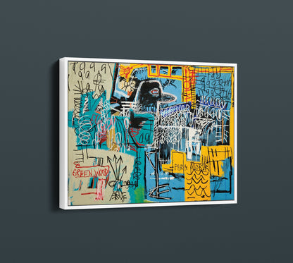 Basquiat Bird Wall Art Print, The Strokes Album Cover, Jean Basquiat Canvas Print - 185