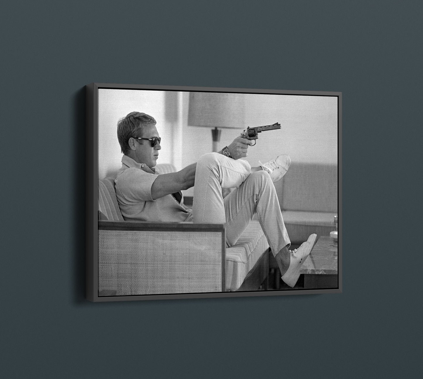 Steve McQueen Canvas Wall Art, Steve McQueen Print - PPL-96